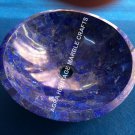 Marble Round Wash Basin Lapis Lazuli Inlay Random Sink Kitchen Home Decor H5396