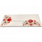 12"x8" Marvelous Marble Cheese Board Hakik Floral Inlay Kitchen Gift Decor E59