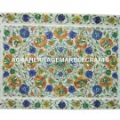 12"x18" Marble Tray Lapis Lazuli Hakik Malachite Inlay Floral Arts Decor H1171