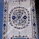 18"x12" Marble Serving Tray Lapis Lazuli Inlay Decorative Design Gift Decor E446