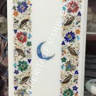 18"x24" Buy Marble Top Coffee White Table Online Moon Floral Multi Inlaid E768