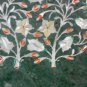 18" Green Marble Coffee Table Top Mother of Pearl Inlay With Wooden Stand Decor