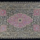 2'x3' Jewel Wall Hanging Decoration Kashmir Gold Zardozi and Semi Precious Stone 2'x3' Jewel Wall Hanging Decoration Kashmir Gold Zardozi and Semi Precious Stone