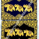 1.5'x2' Kashmiri Zardozi Embroidery Wall Hanging Elephant Beautiful Decor E1174 1.5'x2' Kashmiri Zardozi Embroidery Wall Hanging Elephant Beautiful Decor E1174