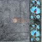 7"x5" Green Photo Frame Turquoise Gemstone Marquetry Floral Art Christmas Gift
