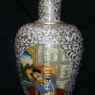 15" Marble Flower Vase Hand Painted Design Home Interior Decorative Gift H4167