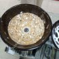 15" Marble Round Wash Basin Inlay Gorgeous Design Living Room Gift Decor E1132
