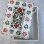 11"x9"x3" Marble Jewelry Storage Box Floral Multi Inlay Girls Gift Decor E887