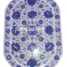 12"x18" Marble Tray Lapis Lazuli Inlay Semi Precious Stone Christmas Gifts