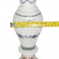 Marble Flower Pot Jar Gemtone Mosaic Floral Inlay Marquetry Occasion Gift H1370