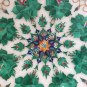 12" Marble Coffee Cafe Center Table Top Malachite Inlaid KItchen Home Decor E584