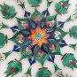 12" Marble Coffee Cafe Center Table Top Malachite Inlaid KItchen Home Decor E584