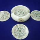 Marble Coasters Home Accessories Paua Shell Pietra Dura Halloween Decor Gifts