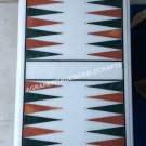 12"x18" Marble Backgammon Play Game Table Top Handmade Inlay Hallway Decor H4373