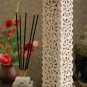 11" Marble Soapstone Candle Cum Incense Holder Handcurved Collectible Gift Decor