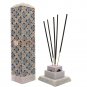 11" Marble Soapstone Candle Cum Incense Holder Hnadmade Collectible Gift Decor