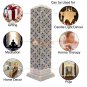 11" Marble Soapstone Candle Cum Incense Holder Hnadmade Collectible Gift Decor