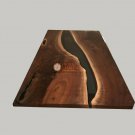 Black Resin River Dining Custom Center Table Top Handmade Wooden Designer Decor Black Resin River Dining Custom Center Table Top Handmade Wooden Designer Decor