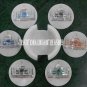 Marble White Tea Coaster Rare Tajmahal Marquetry Work Inlay Art Table Decor Gift