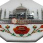 5"x5" Marble White Living Room Decor Wall Tile Taj Mahal Inlay Gemstone Art Deco