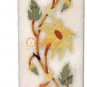 12"x4" Marble Wall Flooring Tile Inlaid Carnelian Gemstone Art Veterans Gift