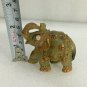 2" Decorative Green Pizer Jumbo Elephant Sculpture Handcrafted Home Decor Gifts