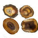 Unique Wild Agate Collectible Teapot Coaster Set Handmade Office Desk Gift Decor Unique Wild Agate Collectible Teapot Coaster Set Handmade Office Desk Gift Decor