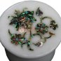 2"x2" Marble Ring Storage Box Pauashell Inlaid Pietradura Floral Veterans Gift