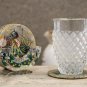 Marble Soapstone Customizable Coasters Set Peacock Inlay Art Wedding Gift Decor