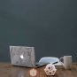 White Teapot Coaster Set Lapis Inlay Semi Precious Floral Art Thanksgiving Gift