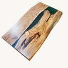 Wooden Green Resin Cocktail Table Top Handmade Furniture Home & Office Decor Art Wooden Green Resin Cocktail Table Top Handmade Furniture Home & Office Decor Art