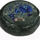 Green Marble Tea Cup Holder Coaster Set Lapis Inlaid Marquetry Art Veterans Gift Green Marble Tea Cup Holder Coaster Set Lapis Inlaid Marquetry Art Veterans Gift