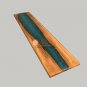 Blue Resin River Handmade Wooden Walnut Dining Table Top Custom Corridor Decor