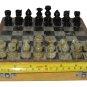 8"x8" Marble Handmade gorara stone pieces wooden Chess Set Decor Gifts