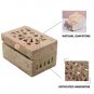 2"x1.5" Natural Soapstone Jewelry Custom Box Jali Work Handmade Gift For Her Art