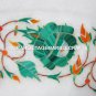 12" Marble Serving Dish Plate Mosaic Tajmahal Inlay Pietradure Home Decor H1436