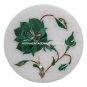 Marble Coaster Set Malachite Inlay Mosaic Marquetry Kitichen Arts H1405