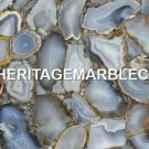 Marble Dinette Table Top Botswana Agate Semi Precious Stone Outdoor Decor H5583