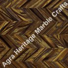 Marble Golden Tiger Eye Semi Precious Coffee Dining Table Top Unique Pattern Art