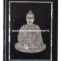 8.5"x11" Black Marble Plate Buddha Mother of Pearl Inlay Home Decor Gift H1275
