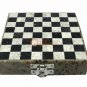 5" Marble Chess Set With Chess Pieces Handmade Art Chess Lover Gift Decor E1315