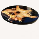 Customized Epoxy Resin Black Acacia Coffee Table Top Live Edge Wood Luxury Decor Customized Epoxy Resin Black Acacia Coffee Table Top Live Edge Wood Luxury Decor