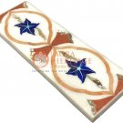 12"x4" Marble Wall Antique Tile Italian Inlaid Decorative Art Cyber Monday Gifts