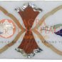 12"x4" Marble Wall Antique Tile Italian Inlaid Decorative Art Cyber Monday Gifts