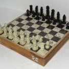10"x10" Marble Ebony Chess Set Handcrafted gorara stone pieces Play & gifts Art 10"x10" Marble Ebony Chess Set Handcrafted gorara stone pieces Play & gifts Art