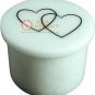 2"x2" Marble White Ring Trinket Box Inlaid Decorative Christmas Gift For Her Art
