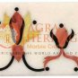 12"x4" Marble Wall Decor Tile Inlaid Italian Marquetry Gemstone Veterans Gifts