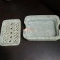 5"x3.5" Natural Soapstone Handmade Soap Dish Bar Filigree Arts Bathroom Decor