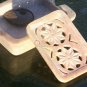 5"x3.5" Marble Natural Soapstone Soap Dish Bar Storage Floral Handicraft Gifts