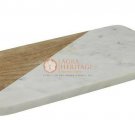 8"x12" Marble and Wood Cutting Board and Serving Platter For Kitchen Gift E676